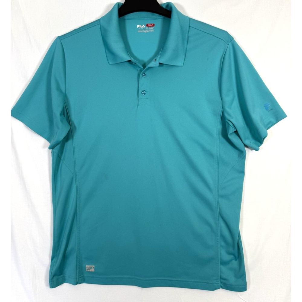 Fila Sport Golf Athletic Fit Women's Size XL Green Short Sleeve Stretch